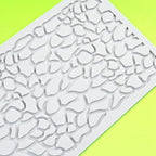 TUKE Hollow Out Irregular Pattern Lace Cake Border Cake Decorating Tool Fondant Mould Mat DIY Silicone Sugar Craft Cake Lace Mold (I_ Irregular)