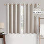 MIULEE 100% Blackout Linen Curtains by MIULEE