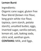 WOW Baking Company Gluten-Free Cookies, Lemon Burst, 8 Ounce (Pack of 6)