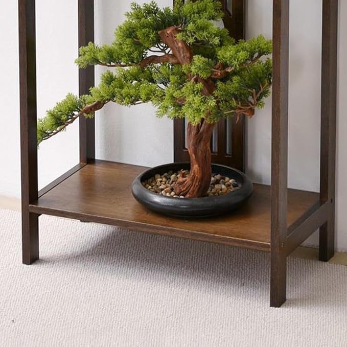 Japanese Style Console Table, Bamboo Accent Table - Image 6