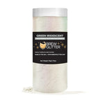 Green Iridescent BREW GLITTER Edible Glitter For Drinks, Cocktails, Beer, Garnish Glitter & Beverages | 100% Edible & Food Grade | Vegan, Gluten, Nut Free (50g, Green Iridescent)