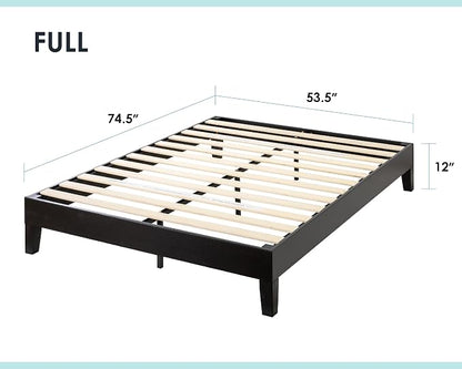 Mellow Naturalista Grand 12 Inch Solid Wood Platform Bed - Image 2