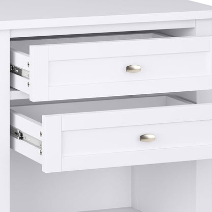 SIMPLIHOME Warm Shaker Solid Wood 24 inch Wide Transitional-Style Bedside - Image 6