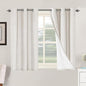 H.VERSAILTEX Primitive Linen Curtains 100% Blackout Curtain Drapes Burlap by HVERSAILTEX