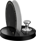 MHW-3BOMBER 58mm Espresso Puck Screen - 0.2mm Ultra Thin Espresso Puck - Metal Reusable Coffee Filter for Portafilter Basket 58mm - Puck Screen with Stand 3 Pack FG7052-OS