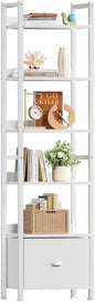 Furologee 6 Tier Bookshelf, Tall Shelf by Furologee