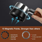 Magnetic Dosing Funnel, 53mm Espresso Dosing Funnel Aluminous Alloy Compatible with Breville 53mm Bottomless Portafilter
