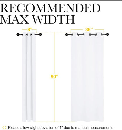 NICETOWN Solid Window Curtain Panels, 42 x 90 - Image 6