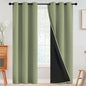 SimpleHome Sage 100% Blackout Curtains Room Darkening Living Room 84 Inch | by SimpleHome