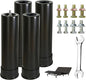 9 Inch Metal Adjustable Bed Base Frame Leg Replacement Heavy Duty Extra Height by Unknown