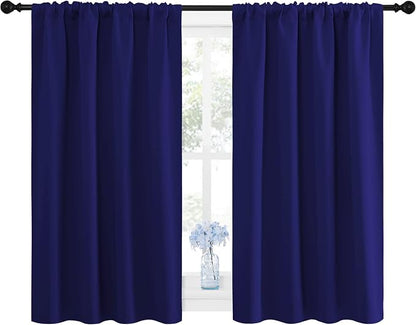 NICETOWN Navy Blue Curtains Blackout Draperies - Image 2