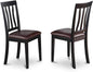 East West Furniture ANC-BLK-LC Antique Dining Room Chairs by EastWestFurniture