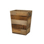 Small Wood Trash Can, Farmhouse Rectangular Garbage Can Waste Basket, Rustic by TIMRIS