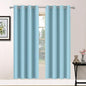 Yakamok Room Darkening Curtains 52x63 inch Length Sky Blue-Living Room | 2 by Yakamok
