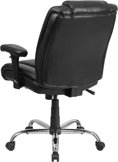 Flash Furniture HERCULES Series Big & Tall 400 lb. Rated Black LeatherSoft - Image 8