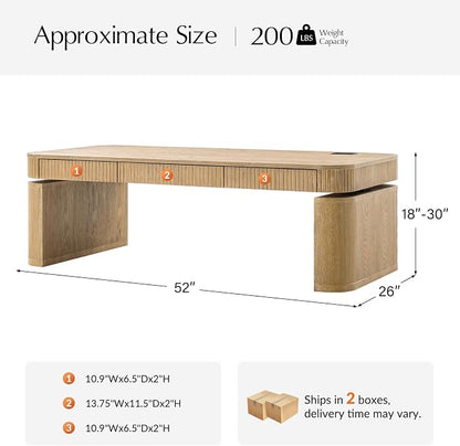 HULALA HOME Lift Top Coffee Table - Image 2