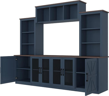 LUMISOL 4-Piece Entertainment Center Wall Unit - Image 5