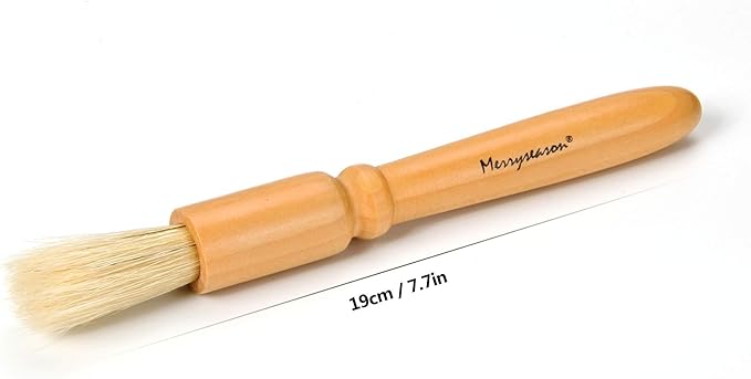 Coffee Grinder Cleaning Brush, Wood Handle & Natural Bristles Wood Dusting Espresso Brush Accessories for Bean Grain Coffee Tool Barista Home Kitchen