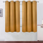 Blackout Curtains 42 x 63 inch/Mustard YellowCurtains Set of 2 Panels/Thermal by Lemomo
