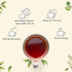 VAHDAM, Assorted Black Tea Loose Leaf Tea Gift Set (10 Flavors) Gift Ideas for Women & Men | Directly Sourced From Assam and Darjeeling | Resealable Ziplock Pouch | Gifts for Him/Her