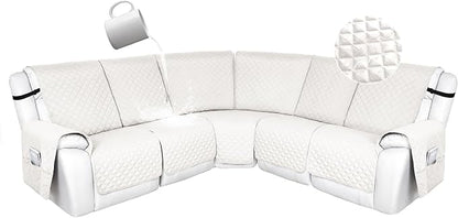 HDCAXKJ 100% Waterproof Reclining Sectional Couch Covers L Shape Recliner Sofa by HDCAXKJ