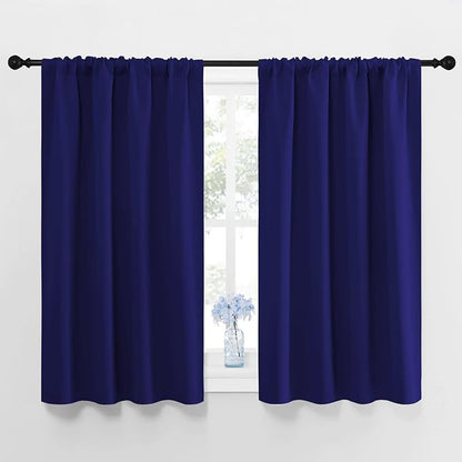 NICETOWN Navy Blue Curtains Blackout Draperies by NICETOWN