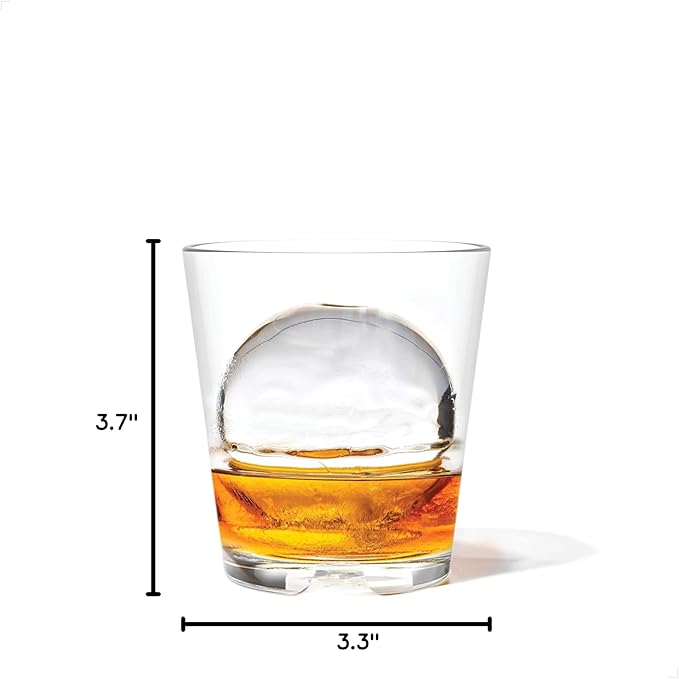 TOSSWARE RESERVE 10oz Stacking Old Fashioned, SET OF 4, Premium Quality, Dishwasher Safe & Heat Resistant Unbreakable Plastic Old Fashioned Glasses