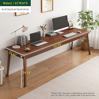 NELYE Mid-Century Long Desk Table - Image 5