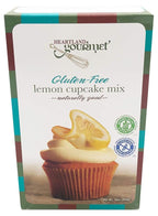 Heartland Gourmet: Gluten Free Lemon Cupcake Mix - Rich and Decadent - Certified Gluten Free Ingredients - All Purpose - Safe for Celiac Diet