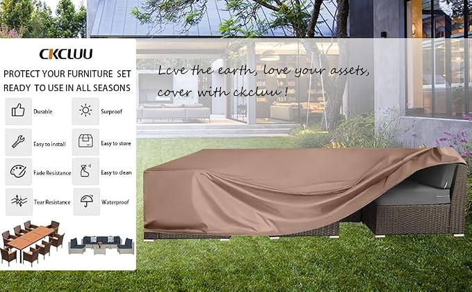 Patio Furniture Cover Waterproof Outdoor Furniture Covers Heavy Duty Outdoor - Image 8