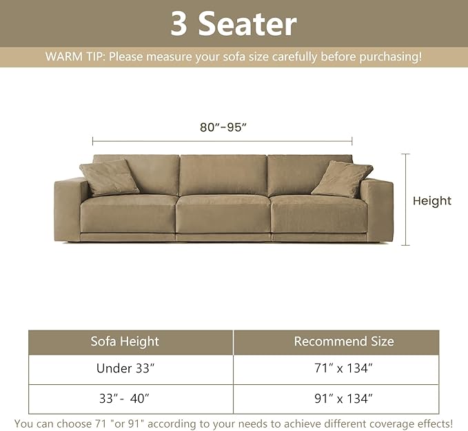 MYSKY HOME Boho Couch Cover Navy Sofa Covers - Image 5