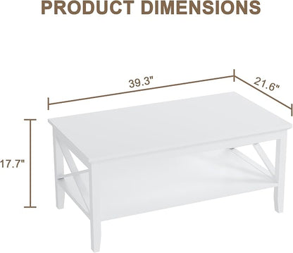 ChooChoo Coffee Table Classic X Design - Image 2