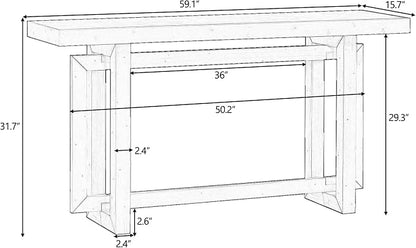 Contemporary Console Table - Image 6