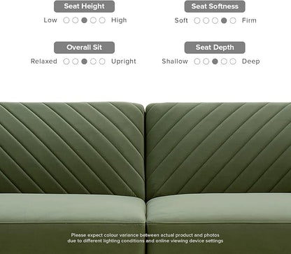 mopio 76.4" Futon Sofa Bed, Sleeper Sofa, Mid Century Modern Futon Couch - Image 6