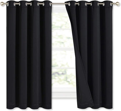NICETOWN Complete 100% Blackout Curtains, Thermal Insulated Energy Efficiency by NICETOWN