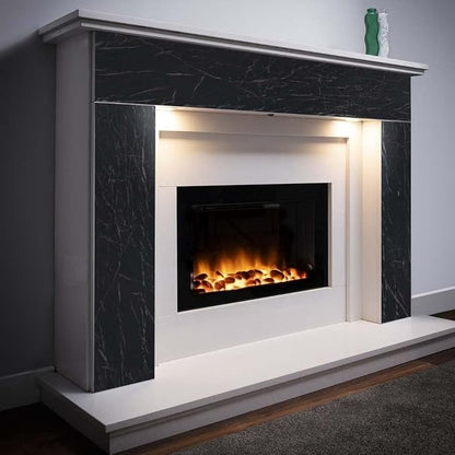 Arthome Black Marble, 11.8x100 Inches Peel and Stick Wallpaper, Marble Contact - Image 3