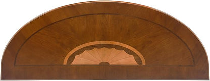 Solid Wood Semi-Circle Console Table - Image 3