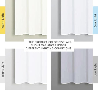 NICETOWN White Window Curtain Panels - Image 3
