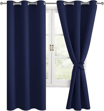 Blackout Curtains for Bedroom, 42 x 72 Inch, 2 Panels | Light Blocking - Image 8