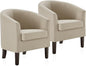 BELLEZE Accent Barrel Chair by BELLEZE
