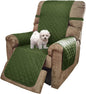 U-NICE HOME Reversible 23''Recliner Small Chair Cover, Huntergreen/Sage | by U-NICEHOME