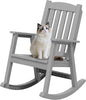 Greesum Outdoor Rocking Chair, 300lbs All-Weather Patio Resin Rocker, by BuynowfromGreesum