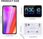 Kitchen Digital Timer, Count Down Up, Rechargeable, Vibration Mode Adjustable Volume and Brightness LED Display, Time Management Cook, Desk, Kids Adults Study Teaching, Kitchen Gadgets