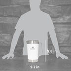 Stanley Stay-Chill Pitcher 64 oz | Cold Water, Beer, and Drink Pitcher with Lid | Large Capacity Durable Beverage Container with Handle | Insulated Stainless Steel | BPA-Free | Polar