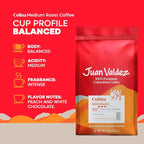 Juan Valdez Colina Ground Coffee, Balanced Roast 12 OZ - Premium Colombian Coffee - Unique “Caracolito” beans produce a coffee of balanced flavor (Pack of 3)