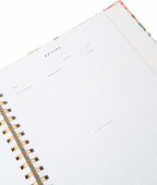Itsy Belle Studio Make Your Own Cookbook – Blank Recipe Book to Write in Your Own Recipes | Hidden Spiral Bound Personalized Recipe Binder with back pocket & Conversion Charts | Holds 240 Recipes