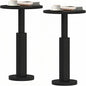 LAATOOREE Small Round Side Tables Set of 2, Drink Tables, Accent Coffee Tables by LAATOOREE
