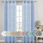 H.VERSAILTEX Linen Curtains Natural Blended Curtain Panels by HVERSAILTEX