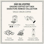 Bacha Coffee | São Silvestre Single Origin Signature Nomad Collection, Medium Roast, 100% Arabica Specialty Coffee, Ground Beans, 250g