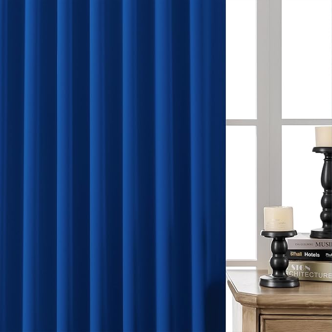 Joydeco Blackout Curtains 108 Inches Long, Thermal Insulated Black Out Curtains - Image 5